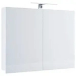 Spiegelschrank Badinos Wei&szlig; mit LED