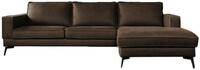 ECKSOFA BLOOM Dunkelbraun Leder
