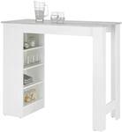Bar in Grau/Wei&szlig;