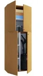 Mehrzweckschrank Lona ca.70x182x37cm Buchefarben