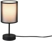 Tischleuchte Burton Grau/Schwarz max. 28 Watt