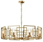 Kronleuchter Bowi Gold max. 40 Watt