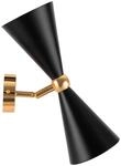 Wandleuchte Vesper Schwarz max. 40 Watt Wandlampe