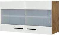 K&uuml;chenoberschrank Avila Eichefarben/Magnolie