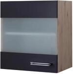 K&uuml;chenoberschrank Anthrazit/Eiche