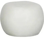 Couchtisch Pebble Wei&szlig; B: 50 cm