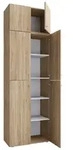 Schuhschrank Lona XXL ca.70x223x39cm Eiche Dekor