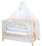 BABYBETT Jumbo twins grau 4er-Set 60 x 120 cm