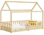 KINDERBETT Marli mit Matratze natur 90x200 cm
