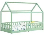 KINDERBETT Marli mit Matratze mint 90x200 cm