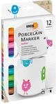 KREUL 16350 - Porcelain Marker medium Junior 12er Set - Monsterm&auml;&szlig;iges...