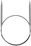Prym 211311 Rundstricknadeln ALU 100 cm 6,00 mm grau