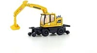 LEMKE Minis 81521287 - Liebherr A922 Rail 2-Wege Bagger mit Greifer - Spurweite N