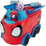 Spidey und Seine Super-Freunde SNF0081 - Web Spinning Laster, 3-in-1-Fahrzeug, ab 3