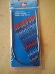 Prym 211376 Rundstricknadeln ALU 80 cm 6,50 mm grau Rundstricknadel, Aluminium, 6,5