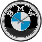 Nostalgic-Art Retro Wanduhr, &Oslash; 31 cm, BMW &ndash; Logo &ndash; Geschenk-Idee f&uuml;r BMW