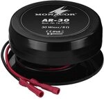 MONACOR AR-30 Wetterfester Audio-Exciter/Resonator, Schwarz