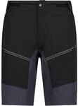 CMP - Herren-Bike-Bermuda mit Mesh-Futter, Schwarz, 54
