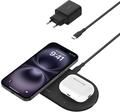 Belkin BoostCharge Pro kabellose 2-in-1-Ladestation mit magnetischem Qi2, 15W,