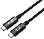 Club 3D CAC-1578 USB4 Gen3x2 Type-C Bi-Direktional Kabel 8K60Hz 40Gbps PD