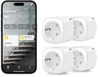 Eve Energy (Matter) 4er Set &ndash; Smarte Steckdose, T&Uuml;V-zertifiziert, Stiftung