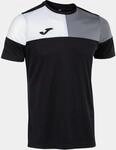 Joma Kurzarmshirt Mann Crew V schwarz grau Weiss