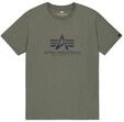 Alpha Industries Herren Basic Big Logo Rainbow Reflective T-Shirt