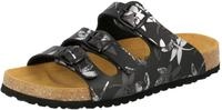 Lico Bioline Leave Damen Pantoletten, Schwarz, 38 EU
