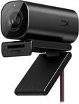 HyperX Vision S &ndash; Webcam, 4K-Videoaufzeichnung @ 30 fps, 90&deg; Sichtfeld,