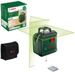 Bosch Kreuzlinienlaser AdvancedLevel 360 (3 Laserlinien inkl. 360&deg; zum Ausrichten im