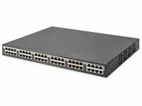 DIGITUS PoE+ Injektor - 24 Port - IEEE802.3at - Gigabit Ethernet - 19-Zoll Rack...