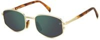DAVID BECKHAM Brille DB 1129/S Gr&ouml;&szlig;e 52-21 mm Gold Honey Havana