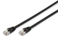 DIGITUS Outdoor Netzwerkkabel Cat 6 &ndash; 3 m &ndash; 1 Gbit/s &ndash; Schwarz