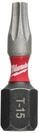 Milwaukee Bit 4932430872 (2) 25 mm TX15 Shockwave GEN II, 1 St&uuml;ck