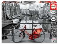 Educa 14846, Fahrrad in Amsterdam, 1000 Teile Puzzle für Erwachsene und Kinder...