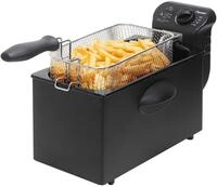 Bestron &Ouml;l-Fritteuse, Fritteuse Mit Kaltzonentechnologie, 3,5 Liter