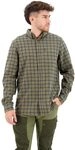Fj&auml;llr&auml;ven Herren &Ouml;vik Flannel Hemd, Laurel Green/Indigo Blue, M