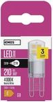 EMOS G9 LED Lampe, 1,9W Ersatz f&uuml;r 22W Gl&uuml;hbirne, Pin JC, Helligkeit 210 lm,
