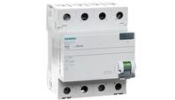 Siemens 5SV &ndash; Leitungsschutzschalter clase-ac 4 polig 80 A 30 mA 70 mm