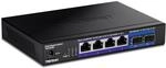 TRENDnet, TEG-S562, 6-Port Unmanaged Multi-Gig Switch, 4 x 2,5GBASE-T Ports, 2 x 10G