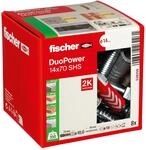 fischer DUOPOWER 14 x 70 S, Universald&uuml;bel mit Sicherheitsschraube,