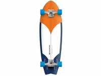 Centrano Unisex – Erwachsene Hydroponic Skateboards, Orange/Blau, 31.5