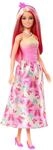 Barbie Royal-Puppe mit fantasievollen Haaren in Blond und Pink, bunten Accessoires,