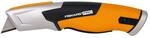 Fiskars Pro Sicherheits-Universalmesser mit einziehbarer Klinge, L&auml;nge 17,7 cm,
