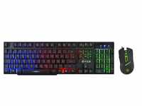 INCA Gaming Tastatur IKG-448 inkl. Maus, RGB, dt. Layout