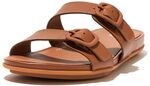 Fitflop Gracie Damen Sandale aus Leder mit Gummi-Schnalle und zwei St&auml;ben,