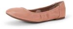 Amazon Essentials Damen Ballerinas Belice Zum Hineinschl&uuml;pfen, Helles Kamelbraun, 43
