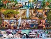 Ravensburger Puzzle 16652 - Gro&szlig;artige Tierwelt - 2000 Teile Fantasy-Puzzle,...