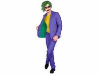 WIDMANN MILANO PARTY FASHION - Kostüm böser Clown, lilafarbener Anzug, Horror