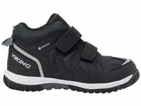 Viking Jungen Unisex Kinder Cascade Mid GTX 2V Walking Shoe, Black, 24 EU